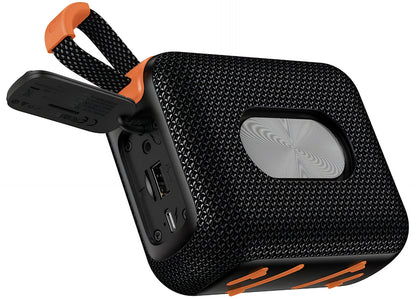 Tragbarer Bluetooth-Lautsprecher HOCO HC31, 10W, TWS, RGB, wasserdicht, Schwarz