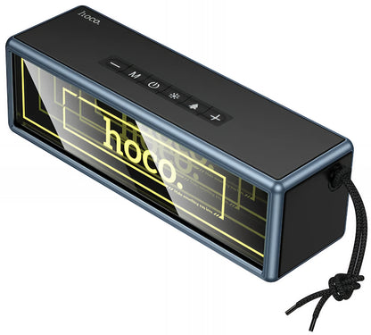 Cassa Portatile Bluetooth HOCO HC40, 2 x 10W, TWS, RGB, Nera