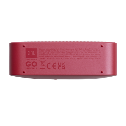 Enceinte Portable Bluetooth JBL Go Essential 2, 3.1W, Pro Sound, Étanche, Rouge JBLGOES2REDCN