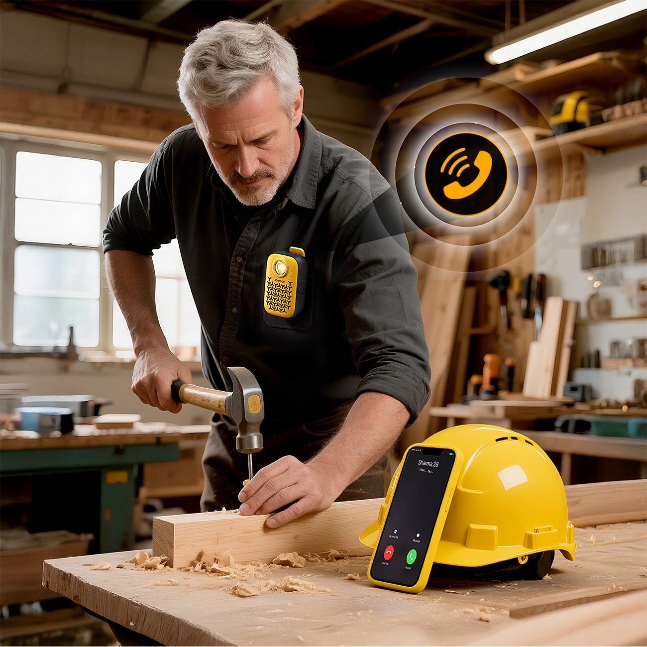 Cassa Portatile Bluetooth Joyroom Maya JR-MS03, 5W, Impermeabile, Gialla