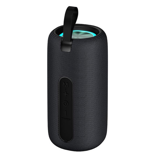 Tragbarer Bluetooth-Lautsprecher McDodo BS-1410, 2 x 5W, RGB, wasserdicht, Schwarz