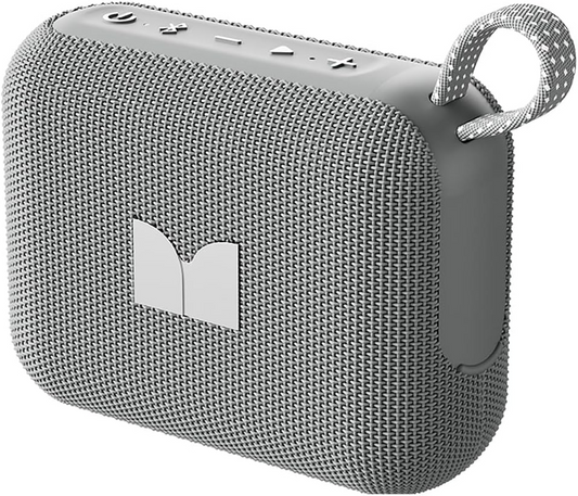 Tragbarer Bluetooth-Lautsprecher Monster Cube 1, 12W, TWS, wasserdicht, Grau