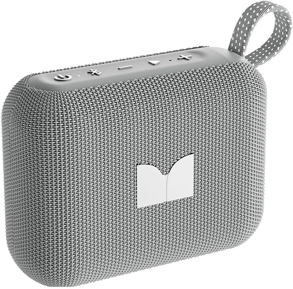 Enceinte Bluetooth Portable Monster Cube 1, 12W, TWS, Étanche, Gris