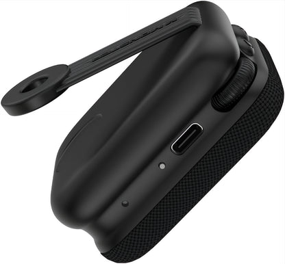 Tragbarer Bluetooth-Lautsprecher Monster Blaster Atom, 6W, wasserdicht, schwarz