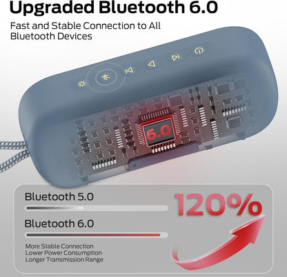 Cassa Portatile Bluetooth Monster S150 Plus, 40W, TWS, RGB, Impermeabile, Blu