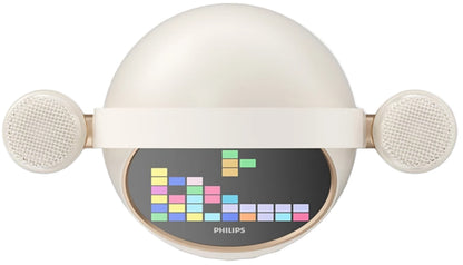 Philips Tragbarer Bluetooth-Lautsprecher, 10W, Karaoke, Beige TAS2509WT/00