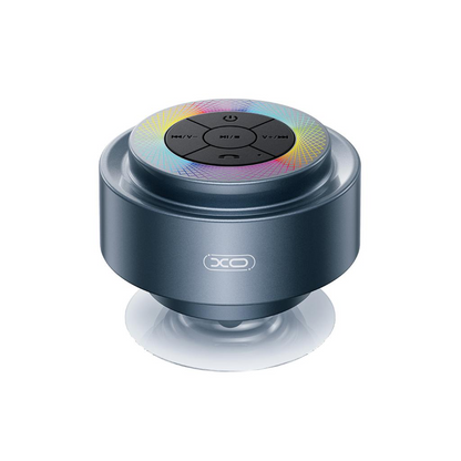Tragbarer Bluetooth-Lautsprecher XO Design F64, 5W, RGB, wasserdicht, Schwarz