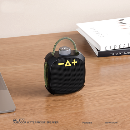 Tragbarer Bluetooth-Lautsprecher XO Design F77, TWS, RGB, wasserdicht, Schwarz