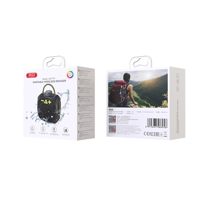 Cassa Portatile Bluetooth XO Design F77, TWS, RGB, Impermeabile, Nera