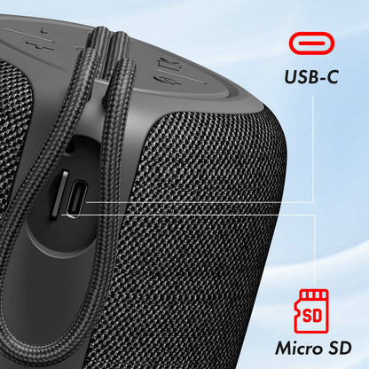 Tragbarer Bluetooth-Lautsprecher XO Design F38, 5W, Schwarz