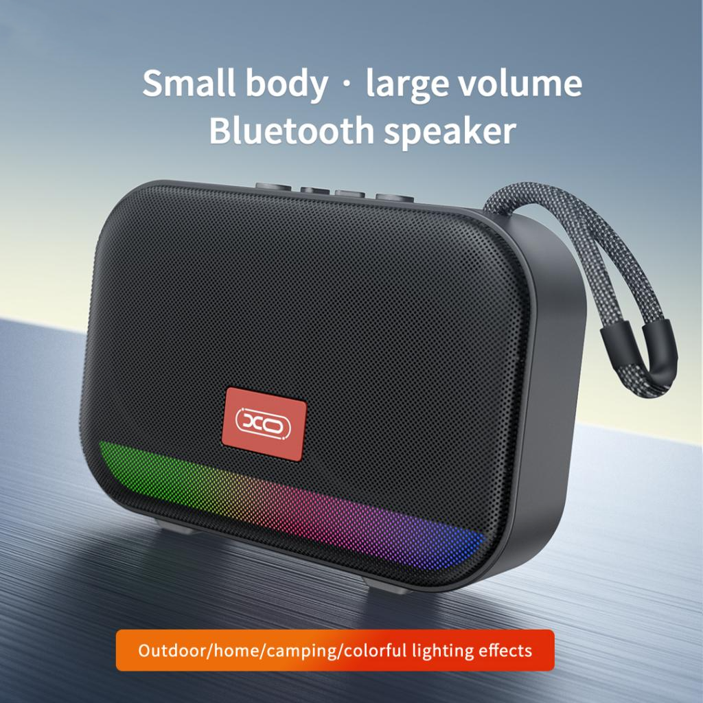Cassa Portatile Bluetooth XO Design F66, 5W, RGB, Nera
