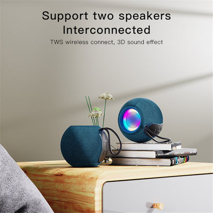 Tragbarer Bluetooth-Lautsprecher Yesido YSW13, 5W, RGB, Blau