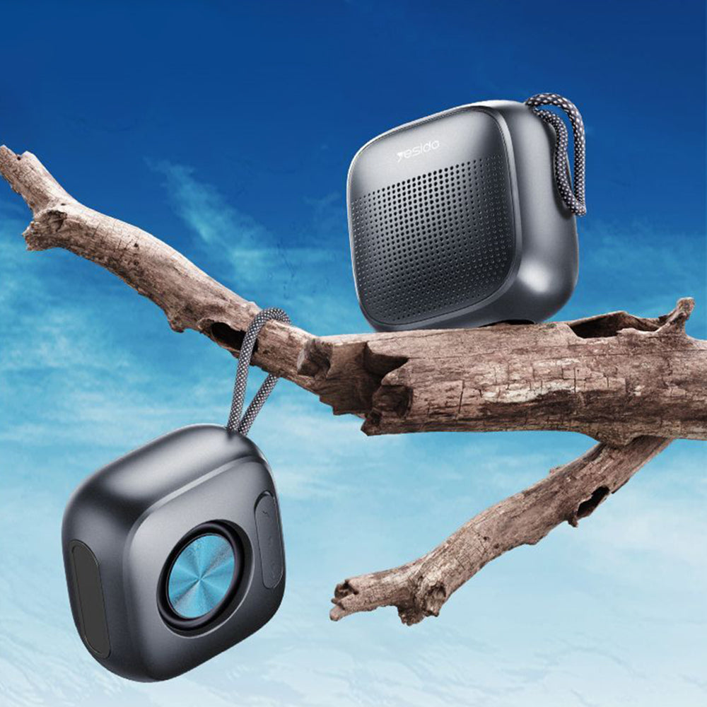 Tragbarer Bluetooth-Lautsprecher Yesido YSW24, 5W, wasserdicht, Schwarz