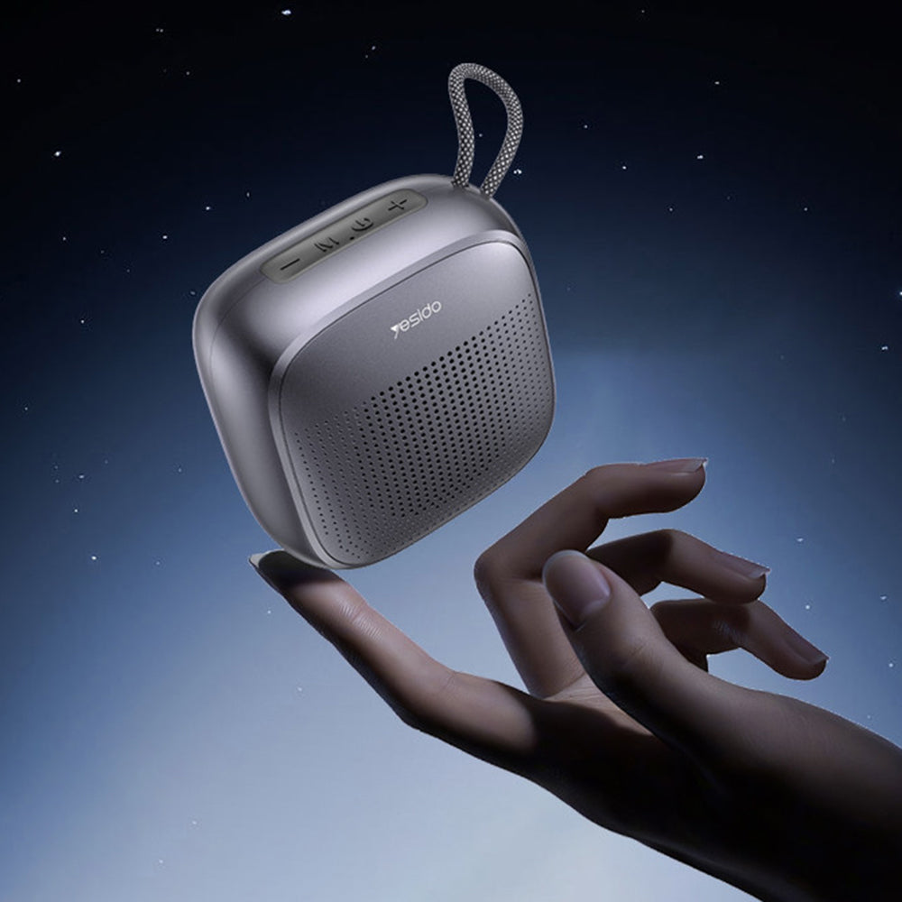Tragbarer Bluetooth-Lautsprecher Yesido YSW24, 5W, wasserdicht, Schwarz