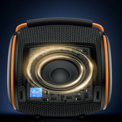 Cassa Portatile Bluetooth Yesido YSW40, 8W, RGB, Nera