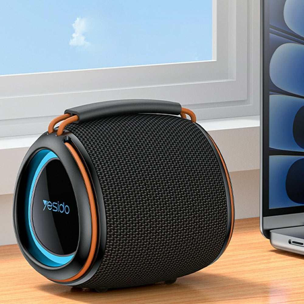 Cassa Portatile Bluetooth Yesido YSW40, 8W, RGB, Nera