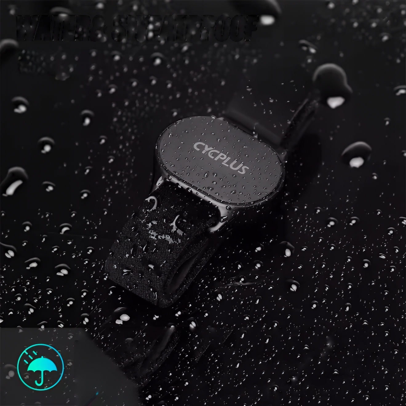 Bracelet de Surveillance du Rythme Cardiaque Cycplus H1, Noir
