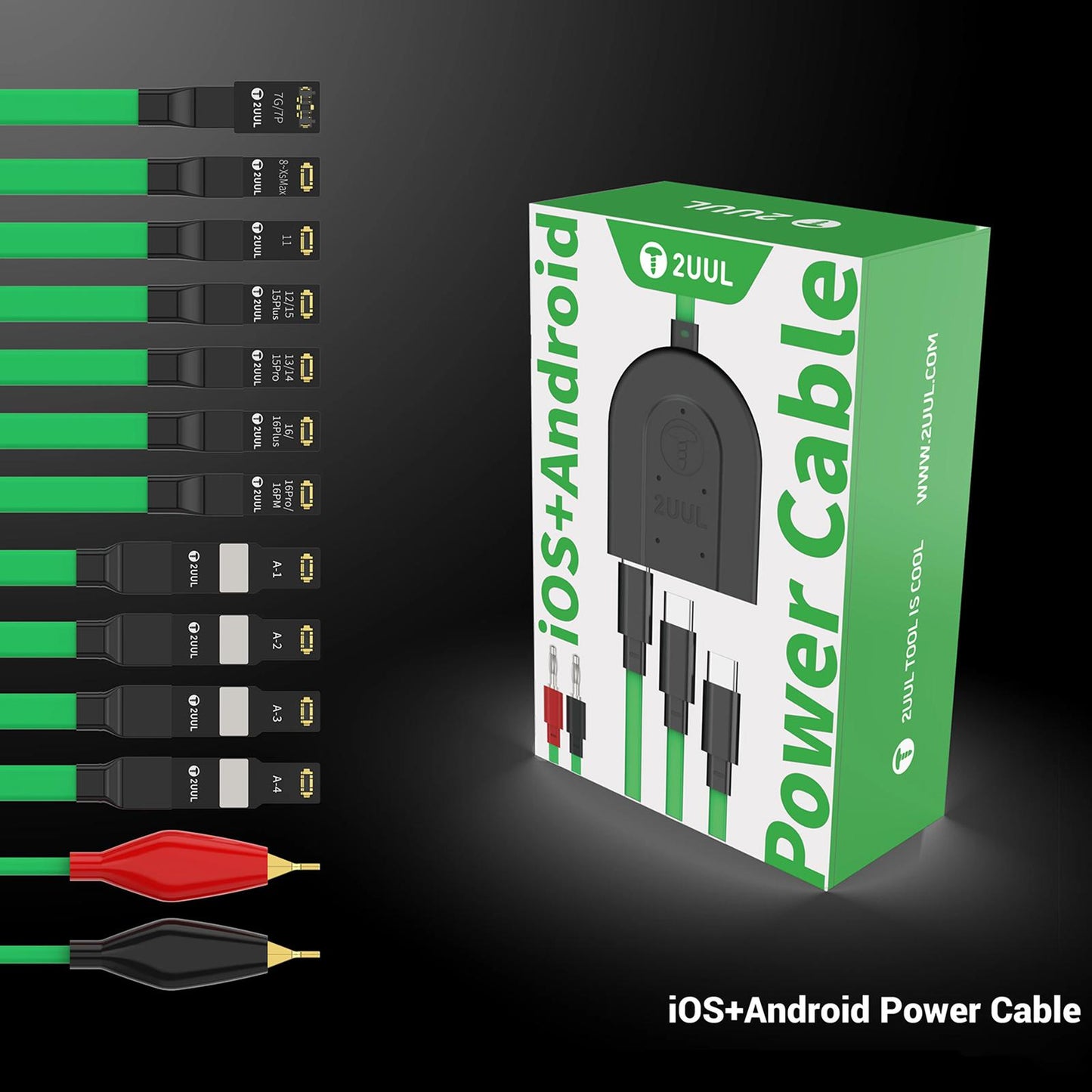Câble d'alimentation 2UUL PW02 pour Apple iPhone / série Android
