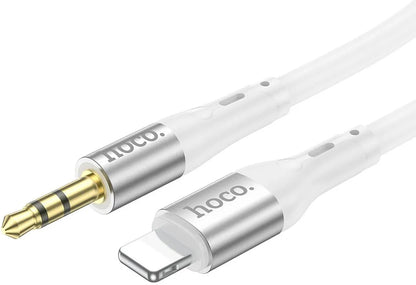 Câble Audio Lightning - 3.5mm HOCO UPA22, 1m, Blanc