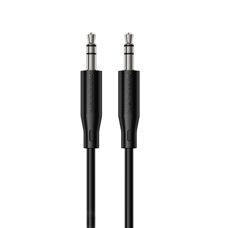3,5-mm-Audiokabel - 3,5 mm Borofone BL26 Standard, 1 m, Schwarz