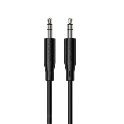 3,5-mm-Audiokabel - 3,5 mm Borofone BL26 Standard, 1 m, Schwarz