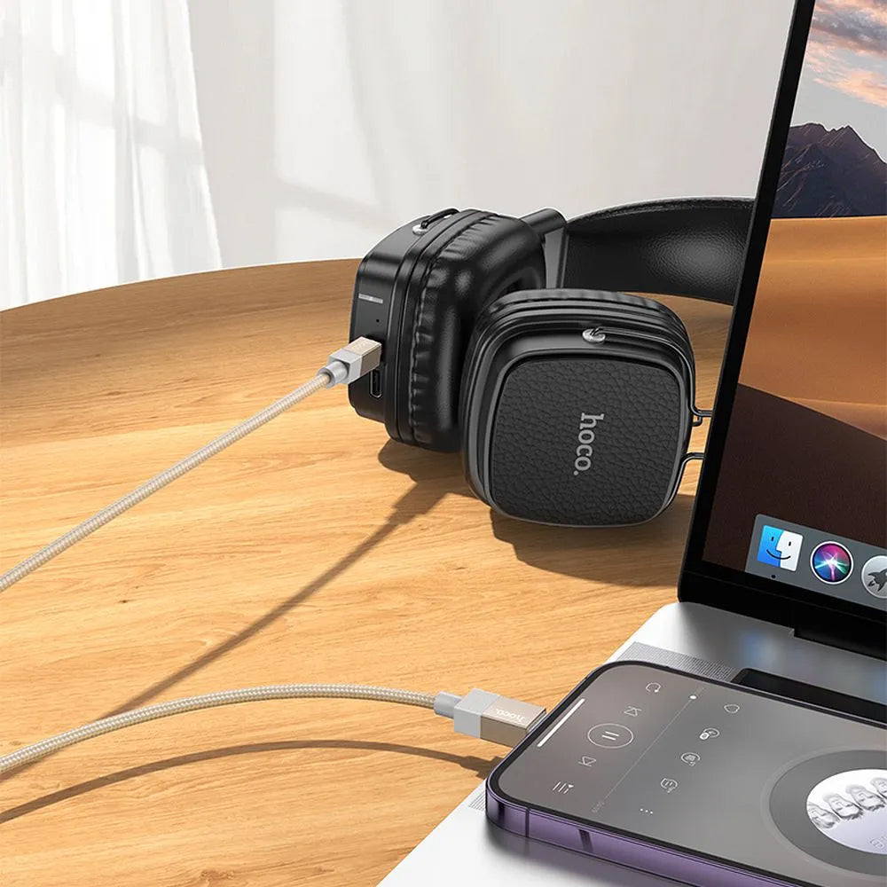 Câble Audio Lightning - 3.5mm HOCO UPA32A, 1m, Doré