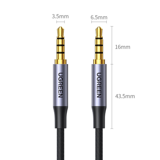 3,5mm Audio-Kabel - 3,5mm UGREEN AV183, 1,5m, Schwarz