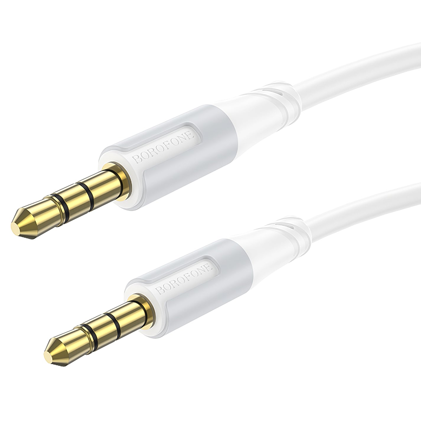 Audio-Kabel 3.5mm - 3.5mm Borofone BL19 Creator, 1m, Weiß