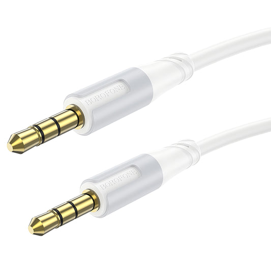 Cavo Audio 3.5mm - 3.5mm Borofone BL19 Creator, 1m, Bianco