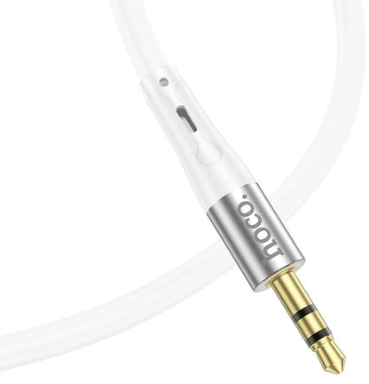 Câble Audio Lightning - 3.5mm HOCO UPA22, 1m, Blanc