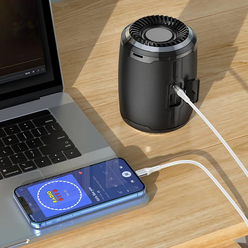 Câble Audio Lightning - 3.5mm HOCO UPA22, 1m, Blanc