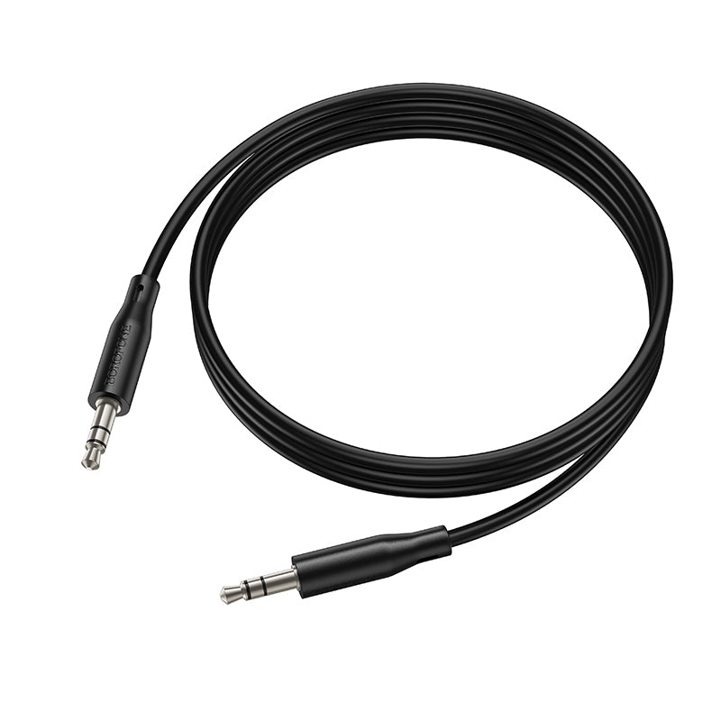 3,5-mm-Audiokabel - 3,5 mm Borofone BL26 Standard, 1 m, Schwarz