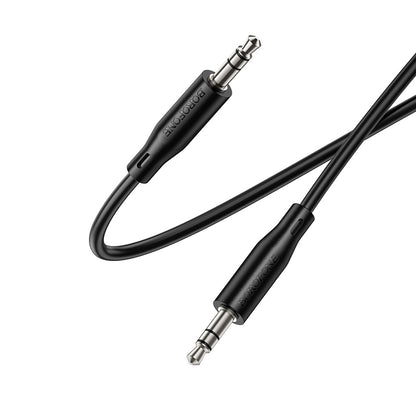 3,5-mm-Audiokabel - 3,5 mm Borofone BL26 Standard, 1 m, Schwarz