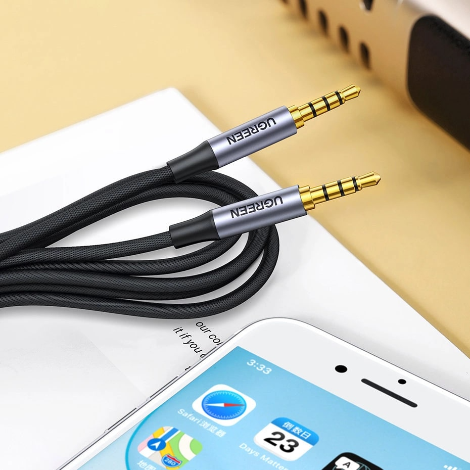 Audio Cable 3.5mm - 3.5mm UGREEN AV183, 3m, Black