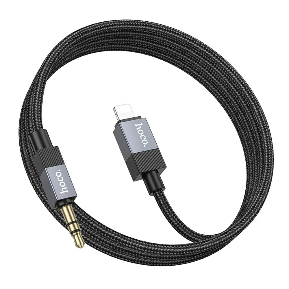 Câble Audio Lightning - 3.5mm HOCO UPA32A, 1m, Noir