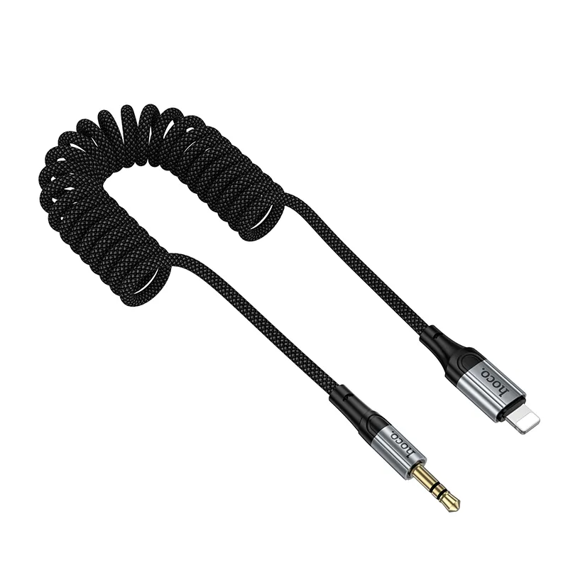 Audio-Kabel Lightning - 3,5mm HOCO UPA33A, 1,5m, Schwarz