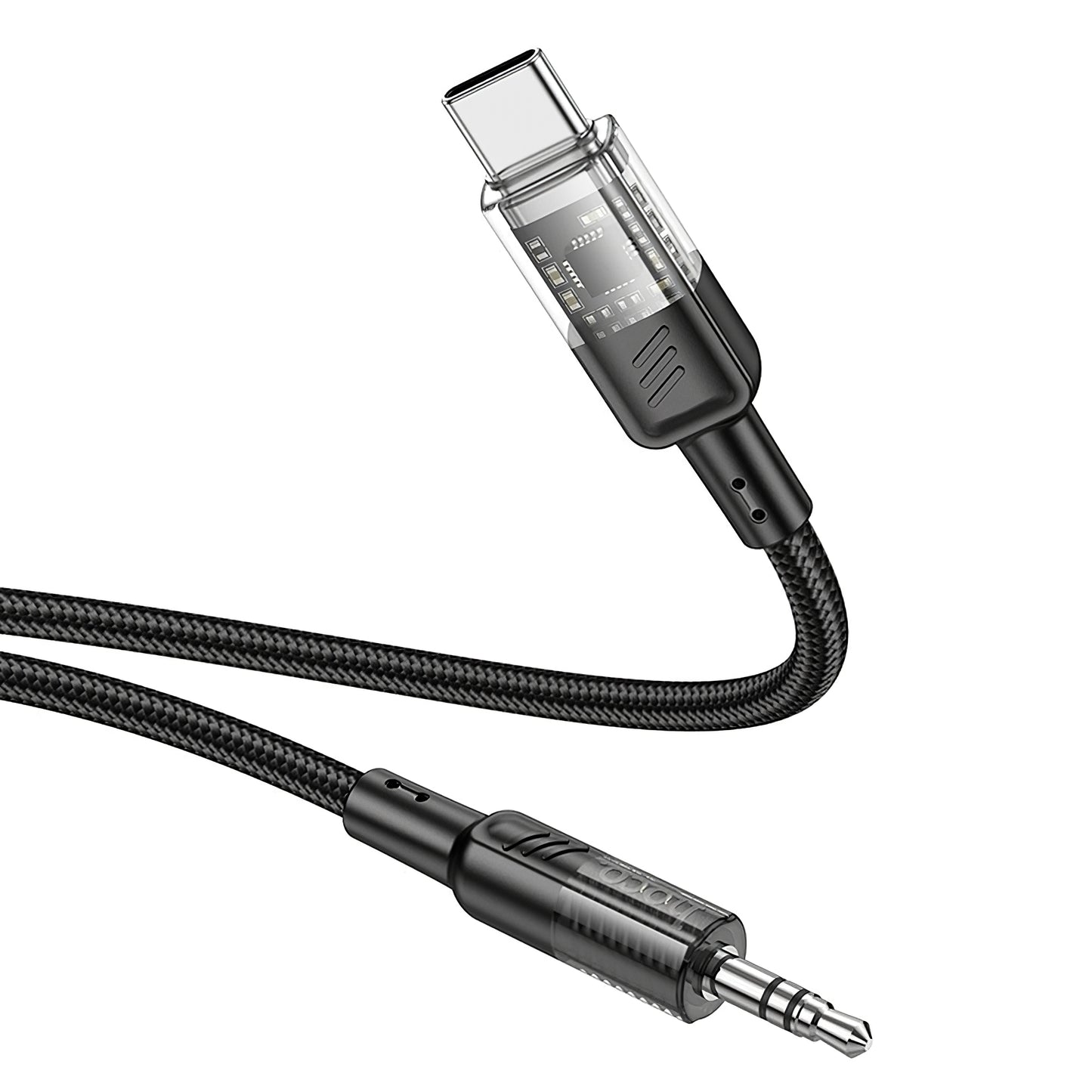 Câble Audio USB-C - 3.5mm HOCO UPA27, 1.2m, Noir