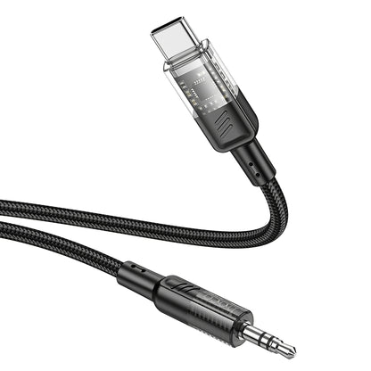 Câble Audio USB-C - 3.5mm HOCO UPA27, 1.2m, Noir