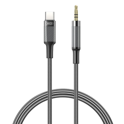 Audio-Kabel USB-C - 3,5mm XO Design NB-R279B, 1m, Schwarz