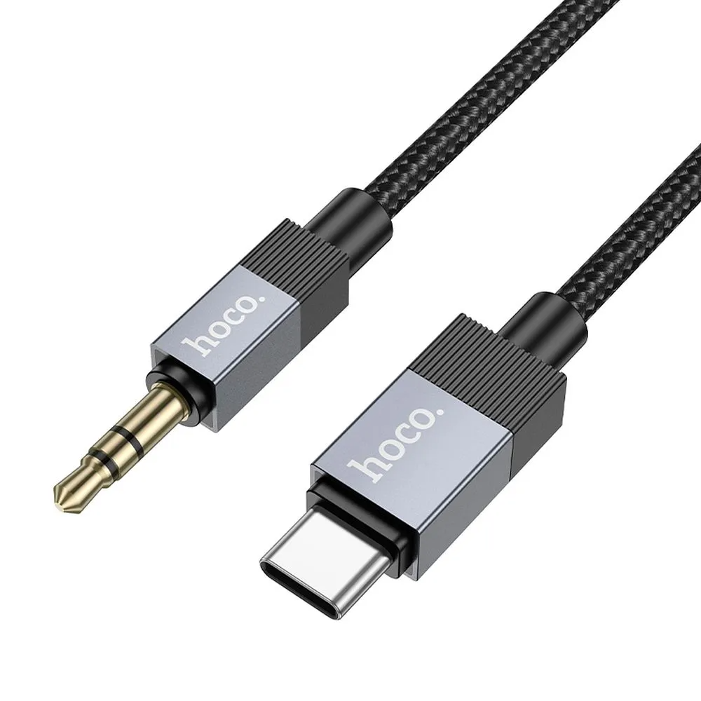 Câble Audio USB-C - 3.5mm HOCO UPA32B, 1m, Noir