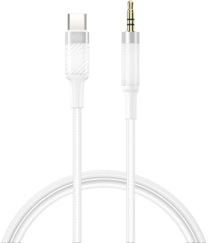 Audio-Kabel USB-C - 3,5mm XO Design NB-R279B, 1m, Weiß