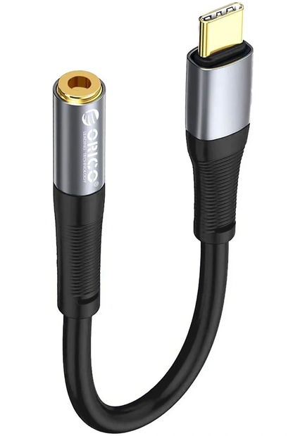 Adattatore audio USB-C - 3,5 mm Orico AXC-02, nero