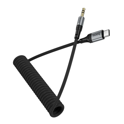 Câble Audio USB-C - 3.5mm HOCO UPA33B, 1.5m, Noir