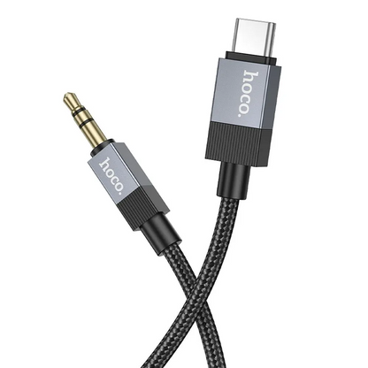 Câble Audio USB-C - 3.5mm HOCO UPA32B, 1m, Noir