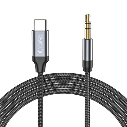 Audio-Kabel USB-C - 3,5mm Tech-Protect Ultraboost, 1m, Schwarz