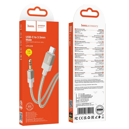 Câble Audio USB-C - 3.5mm HOCO UPA32B, 1m, Doré