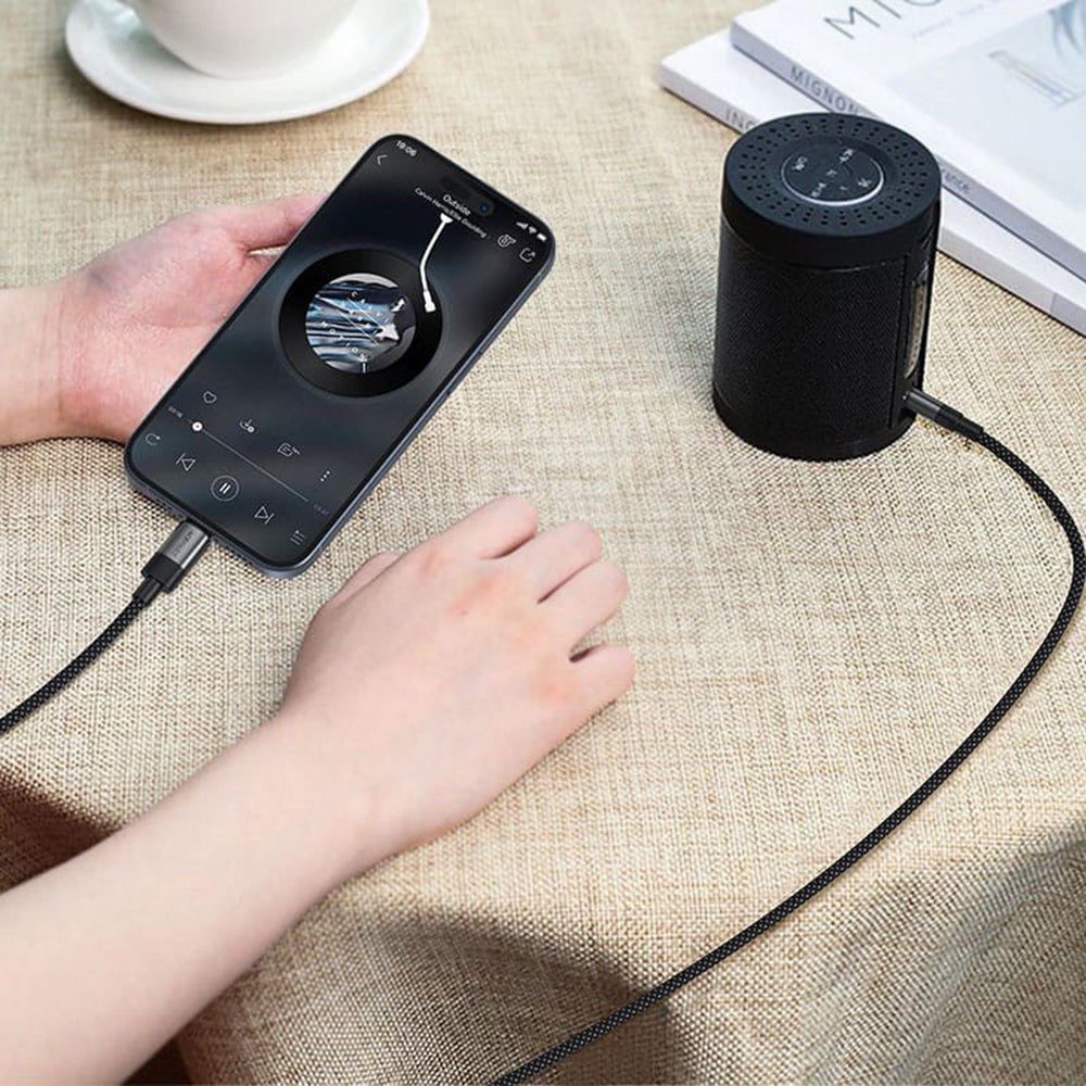 Cavo Audio USB-C - 3.5mm Acefast J11, 1m, Nero