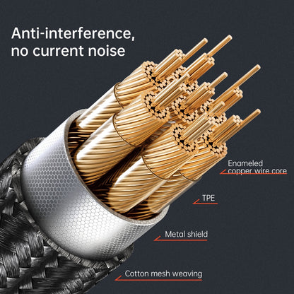 Cavo Audio USB-C - 3.5mm McDodo CA-0900, 1.8m, Nero