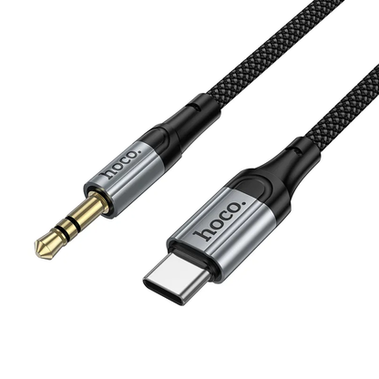 Câble Audio USB-C - 3.5mm HOCO UPA33B, 1.5m, Noir