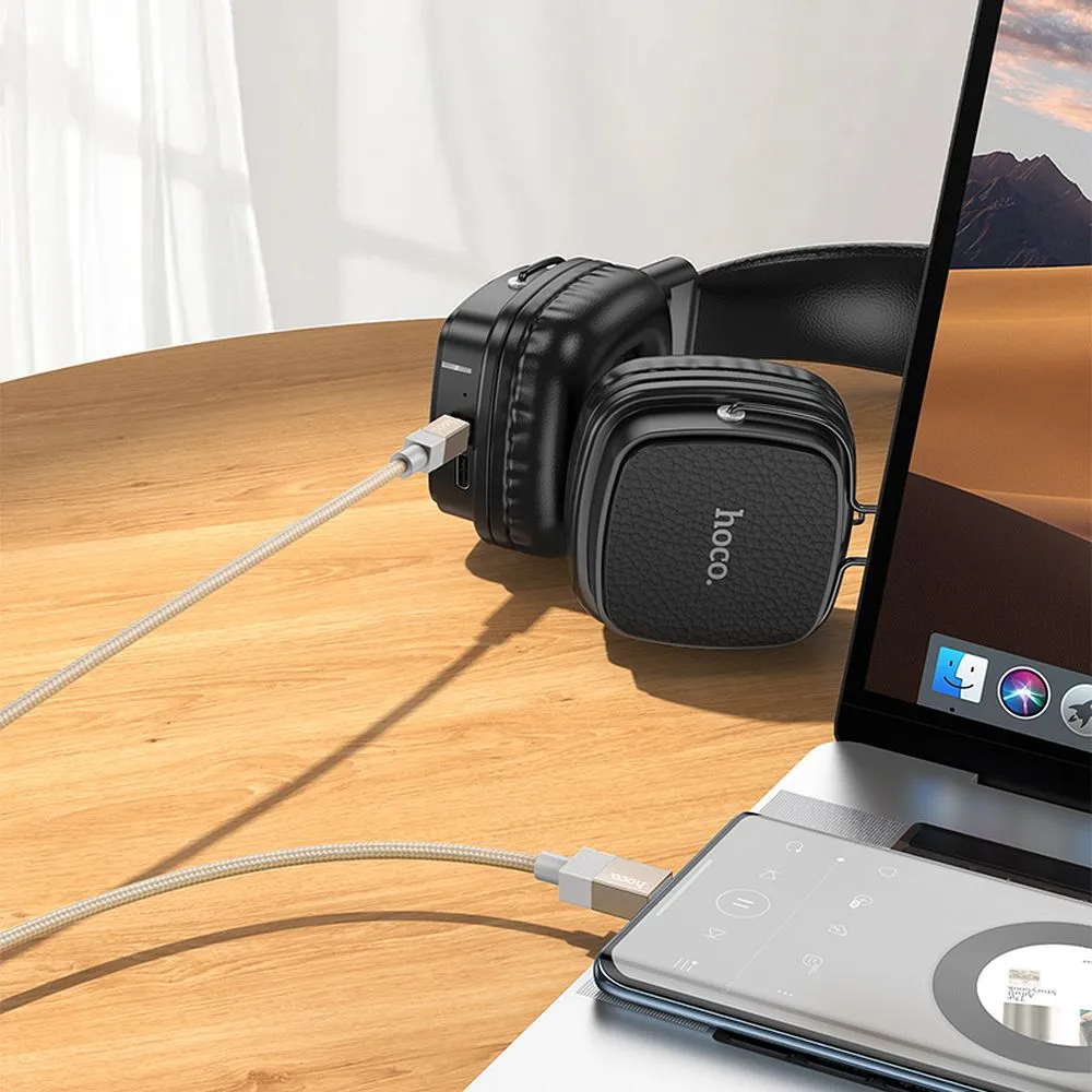 Câble Audio USB-C - 3.5mm HOCO UPA32B, 1m, Noir